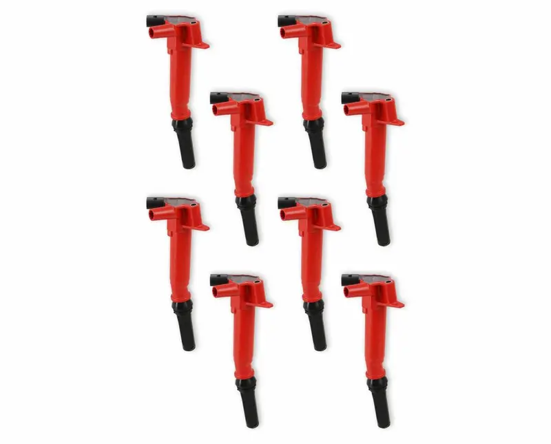 Msd (8) Red Replacement Ignition Coils For 2010-2017 Ford F-150/F-250/F-350 6.2L 1