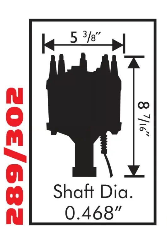 Msd Billet Distributor For Ford Small Block 289/302 Engines W/ Msd 6, 7, Or 8-Series Ignition 2