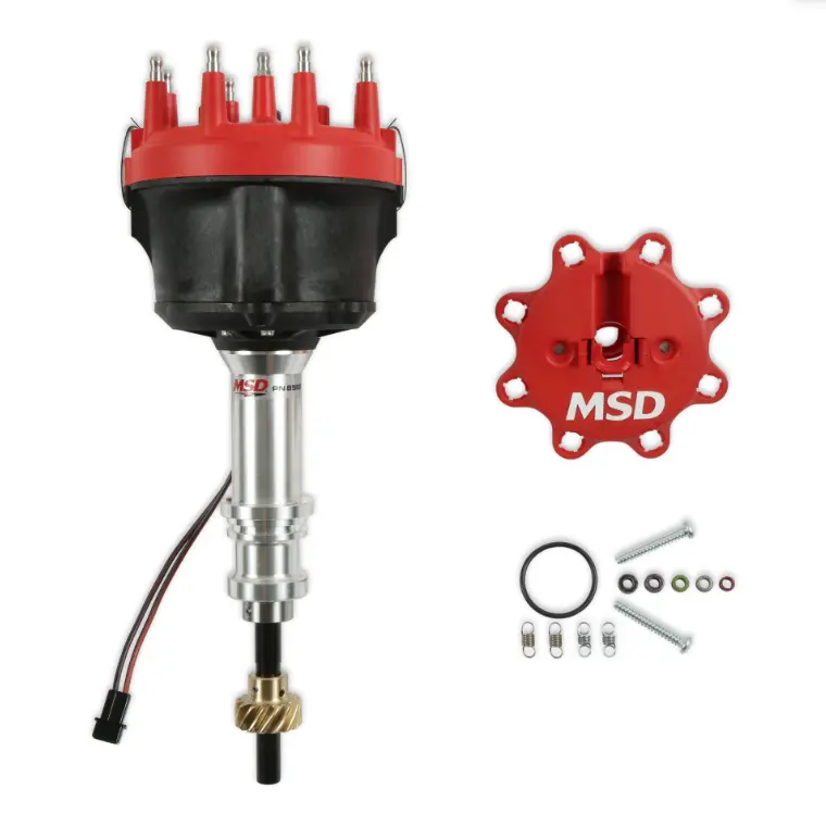 Msd Billet Distributor W/ Bronze Gear For Ford 289/302 Small Block Ford V8 1
