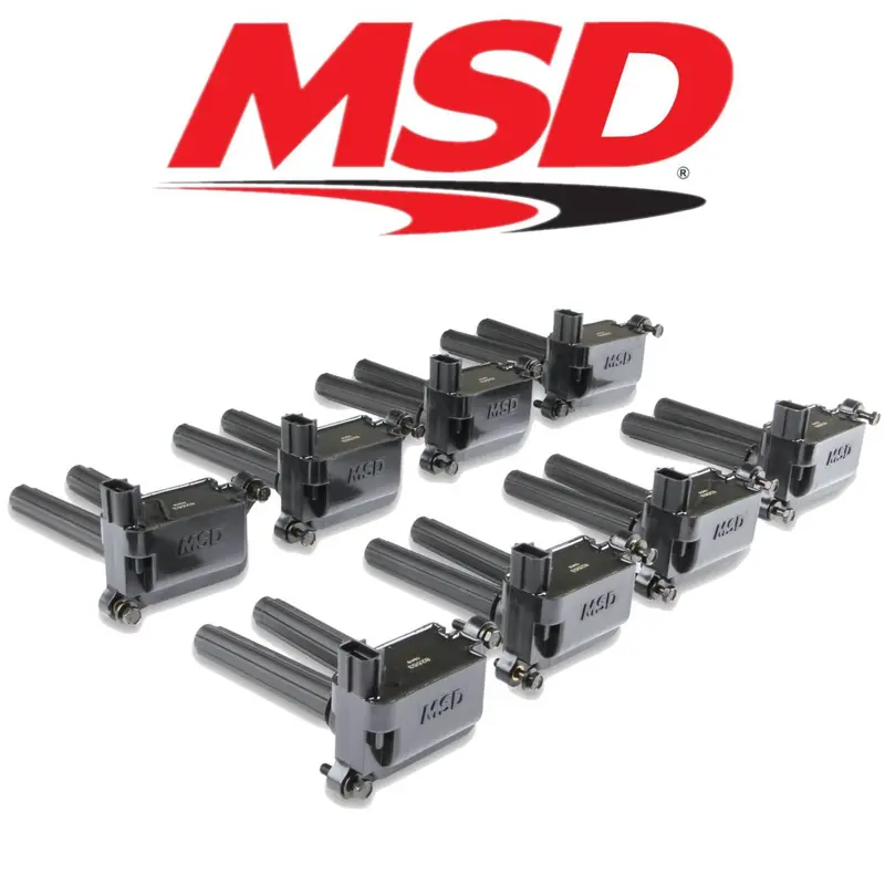 Msd Black Blaster Ignition Coil Set For 2011-2020 Chrysler/Dodge/Jeep 5.7L Hemi 1