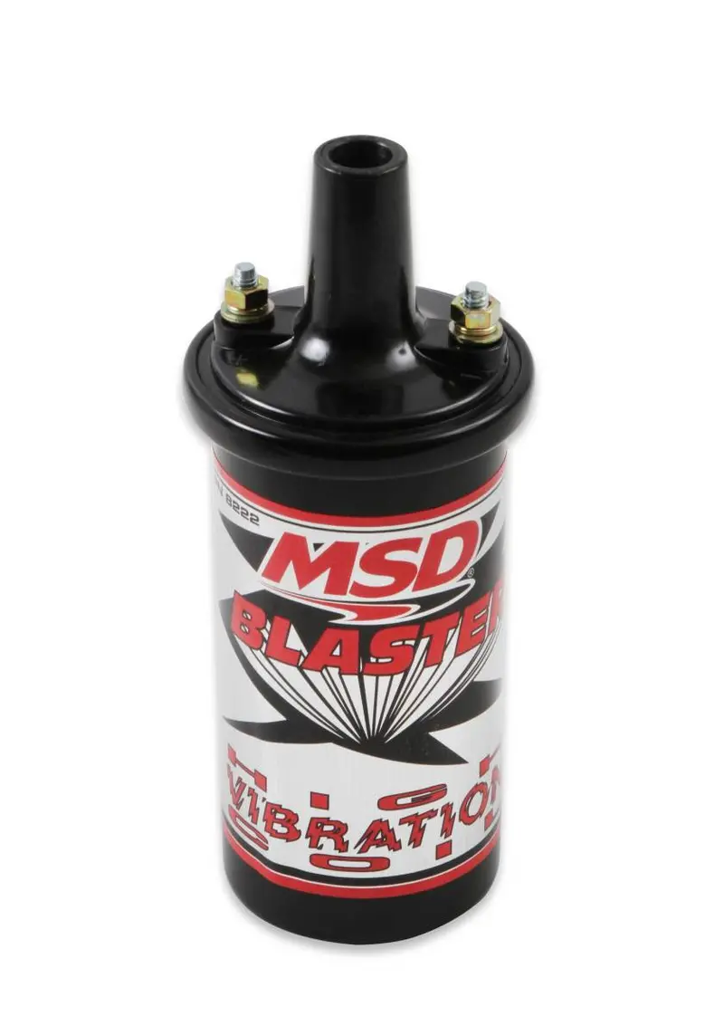 Msd Ignition Coil - Blaster Series - High Vibration - Black- Universal 1