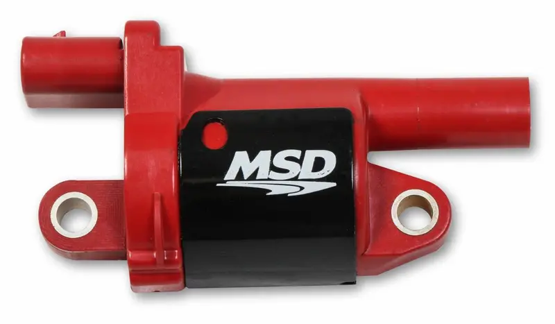 Msd Red Ignition Coil/Black Plug Wire Kit For 14+ Cadillac/Chevy/Gmc 5.3L/6.2L 2