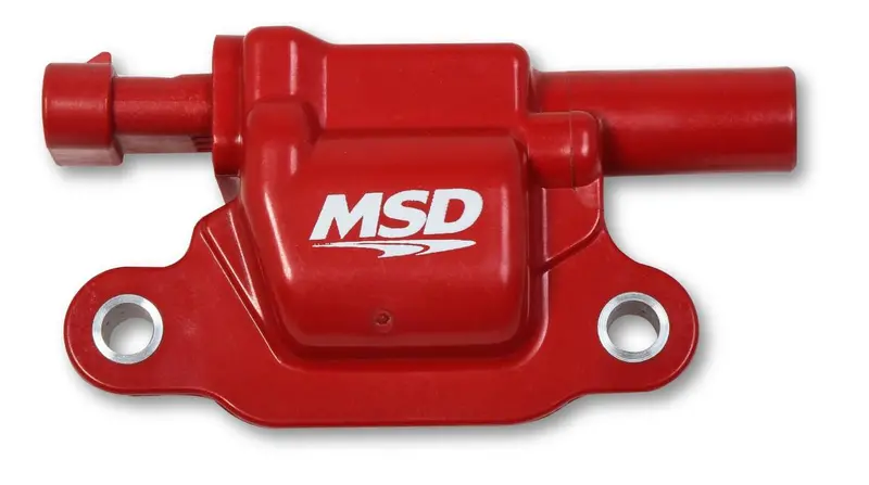 Msd Red Square Type Ignition Coil Set For 2014+ Cadillac/Chevrolet/Gmc 5.3L/6.2L 2