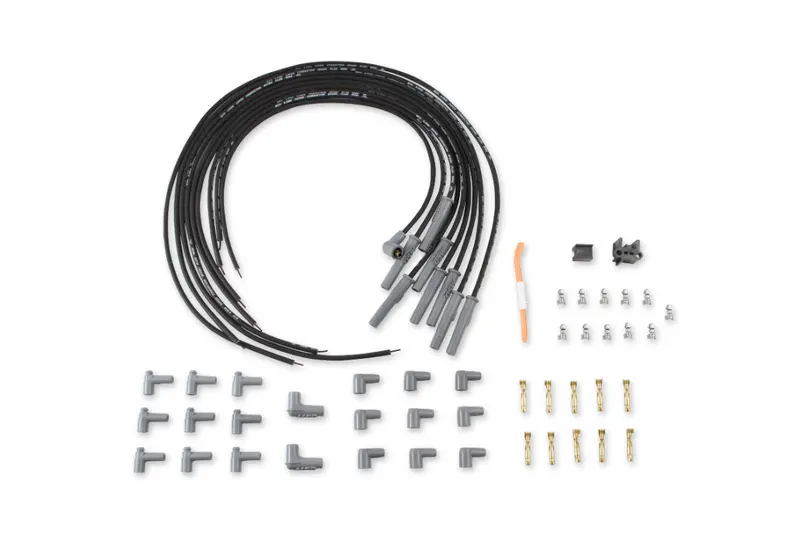 Msd Super Conductor Spark Plug Multi-Angle Socket Style Wire Set Hei For 8-Cyl 1