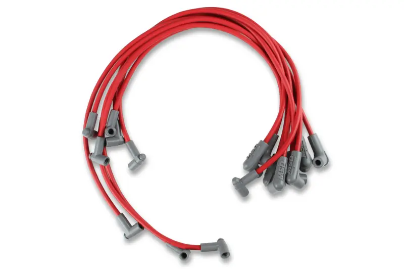 Msd Super Conductor Spark Plug Red Wire Set For Chevy Small Block 350 Hei Sbc 1