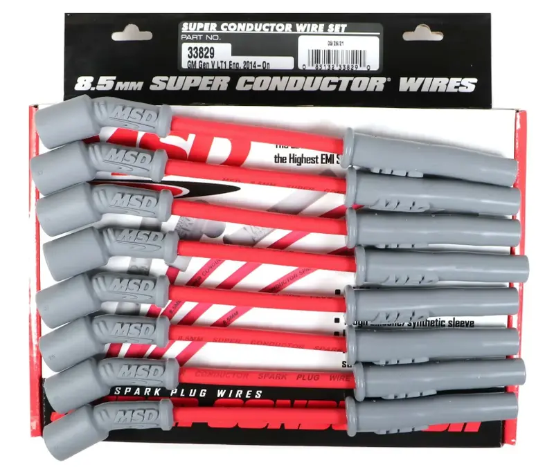 Msd Super Conductor Spark Plug Wire Set Red For Chevy Gmc Camaro Corvette Truck 1