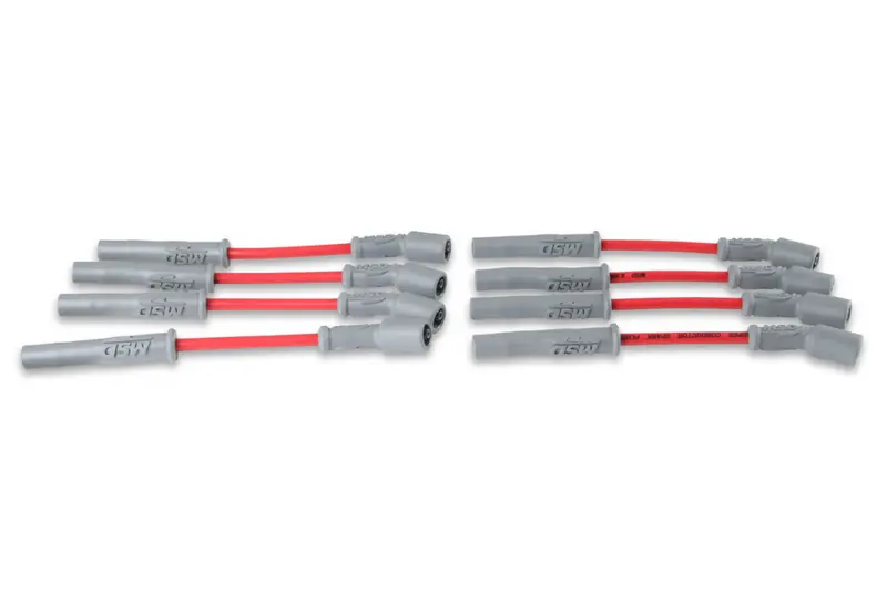Msd Super Conductor Spark Plug Wire Set Red For Chevy Gmc Camaro Corvette Truck 2