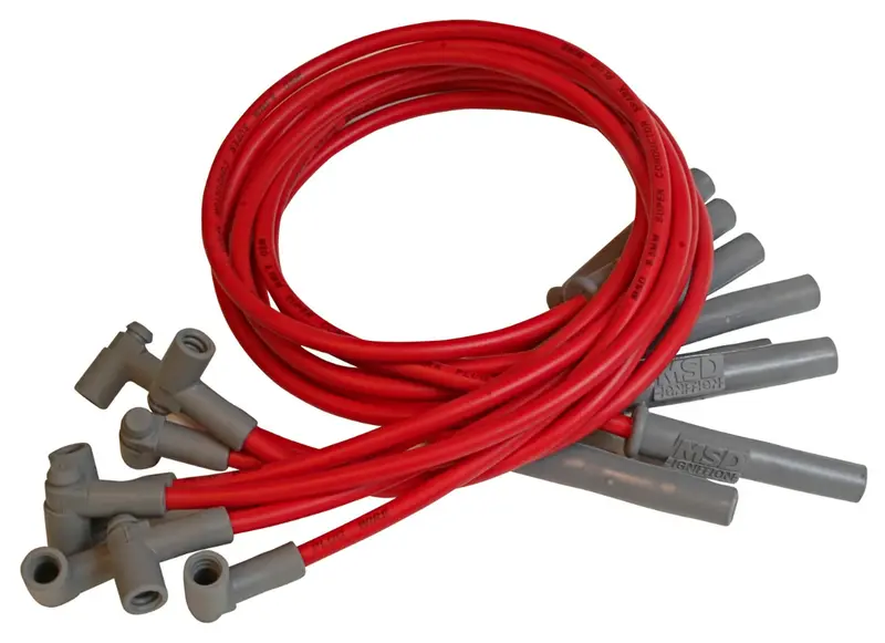 Msd Super Conductor Spark Plug Wire Set Red For Chrysler 383-440 Hei 1