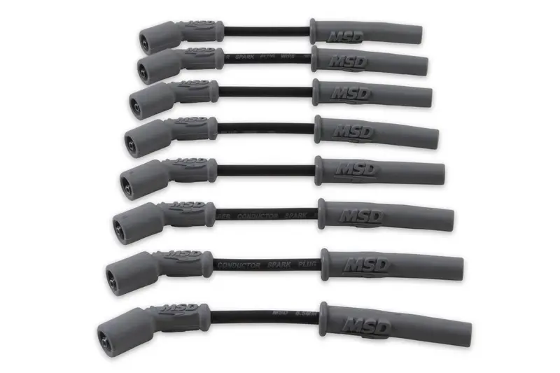 Msd Wire Set Black Sc, Gm Ls1 Vette/Camaro For 97-08 Buick/Chevrolet/Gmc/Pontiac 1