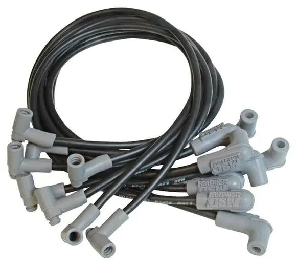 Msd Wire Set, Sc Blk, Sb Chevy Use With Hei Cap For Gmc/Pontiac/Buick/Oldsmobile 1