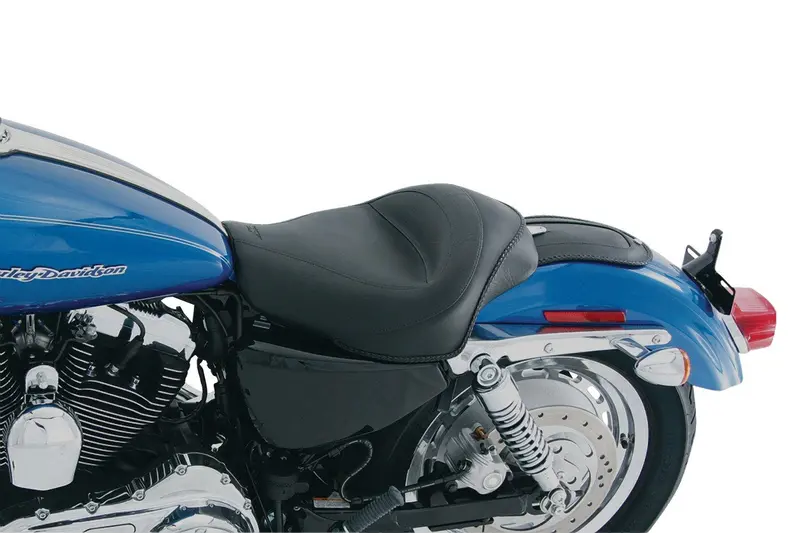 Mustang Standard Touring Seat For 04-21 Harley-Davidson Sportster W/4.5 Gal Tank 2
