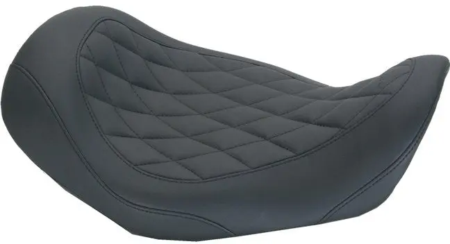 Mustang Wide Tripper Solo Seat For 2006-2017 Harley-Davidson Dyna - 76704 1