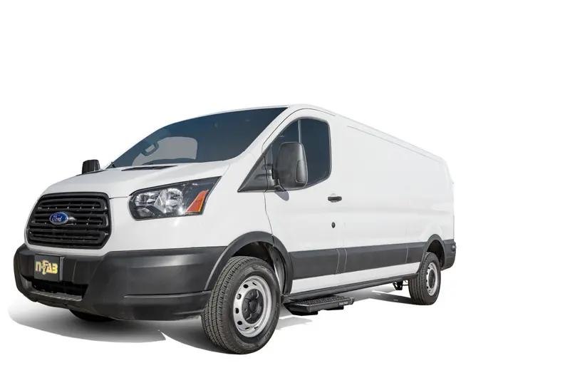 N-Fab Growler - Cab Len - 19-25 Ford Transit Van - Textured Black Gff19tv-Tx 2