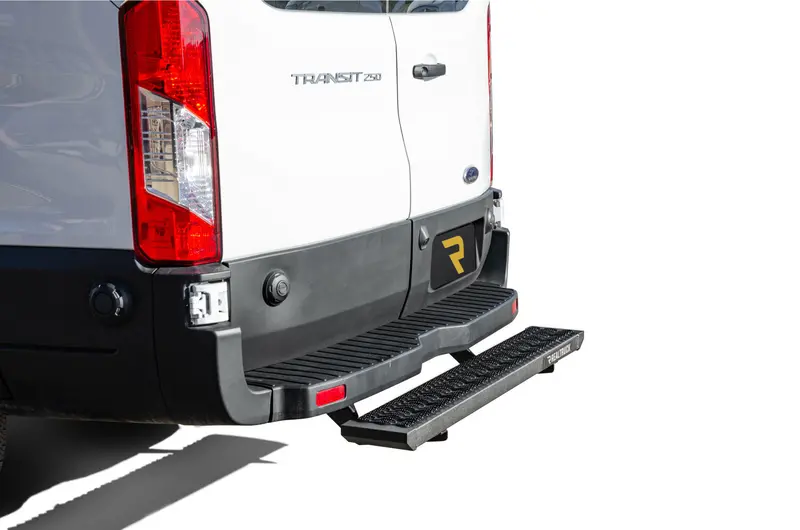 N-Fab Growler - Rear Door Step - 19-25 Transit Van - Tx Blk Gff19vr-Tx 2