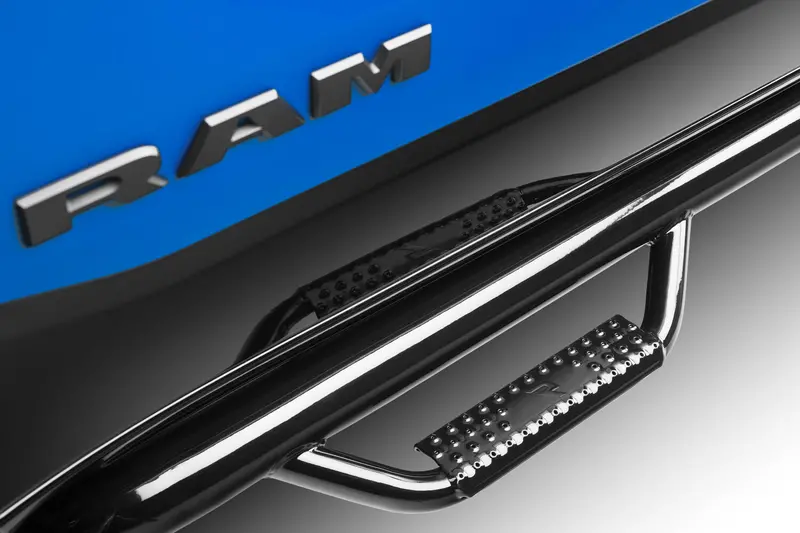 N-Fab Nerf Step - Cab Len (2 Stps) - 19-26 (New Body Style) Ram 1500 Crew - Gloss Blk D1980cc 2