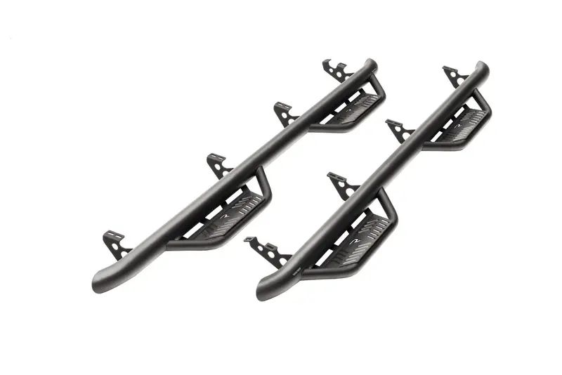N-Fab Podium Lg- Cab Len (2 Steps)-15-26 F150/17-26 Raptor Sprcrw/17-26 Sd Crw/-Tx Blk Hpf1585cc-Tx 1