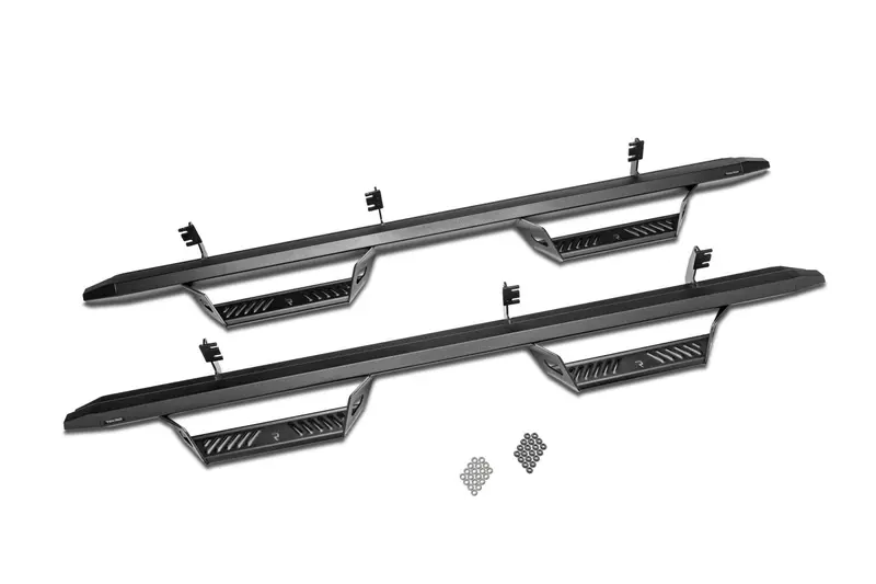 N-Fab Predator Pro - Cab Len (2 Steps) - 99-16 F250/350/450/550 Crew - Tx Blk Prf9984cc-Tx 1