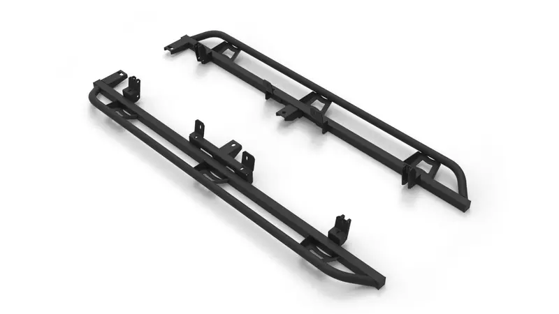 N-Fab Trailslider - Cab Len (2 Steps) - 15-26 Colorado/Canyon Crew - Tx Blk Tsg15cc-Tx 1