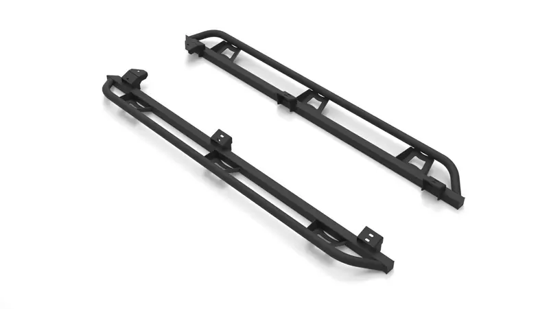 N-Fab Trailslider - Cab Len (2 Steps) - 16-23 Tacoma Double - Tx Blk Tst16cc-Tx 1