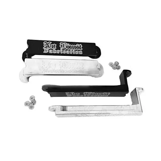 No Limit Fab Polished Battery Hold Down Kit For 2011-2016 Ford 6.7L Powerstroke 2