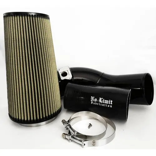 No Limit Fabrication 6.0 Cold Air Intake 04-07 Ford Super Duty Power Stroke Black Pg7 Filter 60Caibp 1