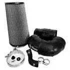No Limit Fabrication 6.4 Cold Air Intake 08-10 Ford Super Duty Power Stroke Black Dry Filter For Mod Turbo 5 Inch Inlet 64Caibd5 1