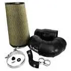 No Limit Fabrication 6.4 Cold Air Intake 08-10 Ford Super Duty Power Stroke Black Pg7 Filter For Mod Turbo 5 Inch Inlet 64Caibp5 1