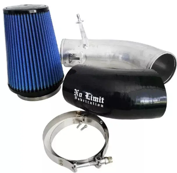 No Limit Fabrication 6.7 Cold Air Intake 11-16 Ford Super Duty Power Stroke Raw Oiled Filter For Mod Turbo 67Cairom 1