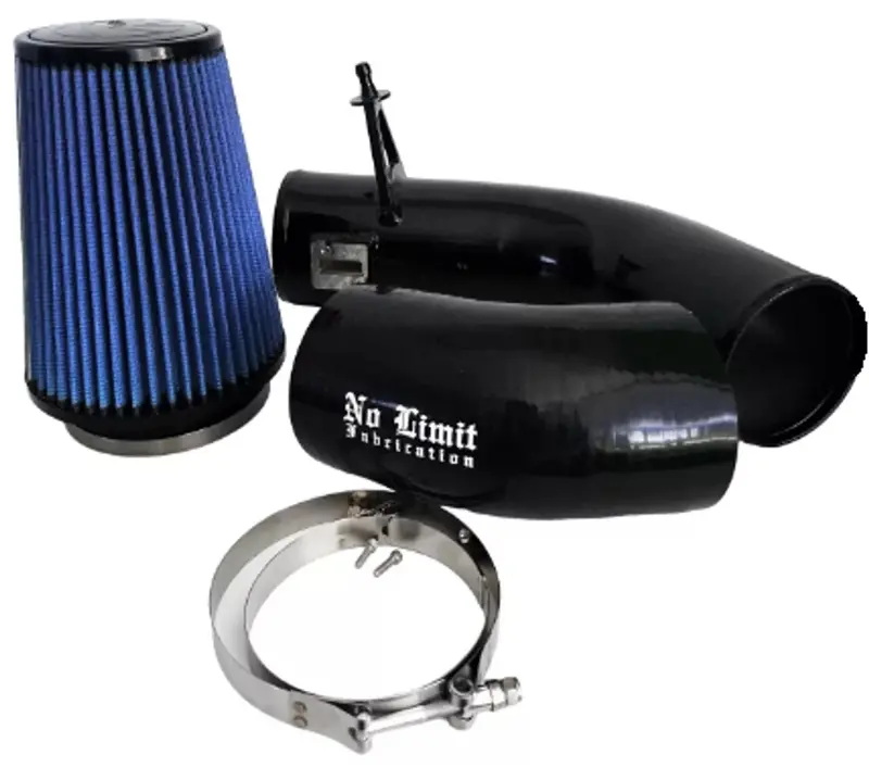 No Limit Fabrication 6.7 Cold Air Intake Black Oiled Filter 2017-2019 67Caibo17 1