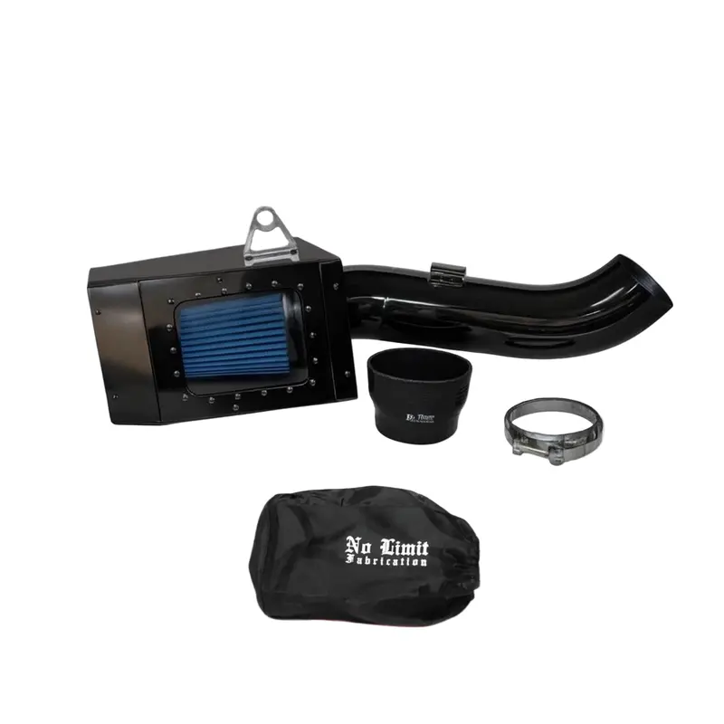 No Limit Fabrication Black Closed Box Cold Air Intake With Black Pre-Filter For 2011–2016 Ford 6.7L Powerstroke 1