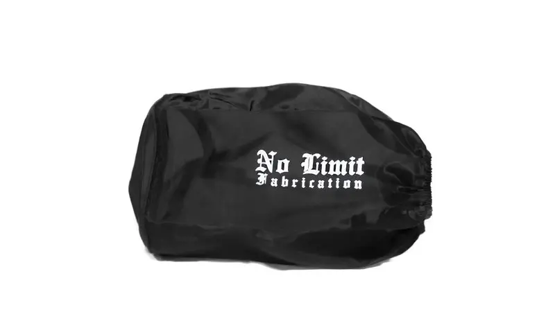 No Limit Fabrication Black Cold Air Intake Oiled Filter With Black Pre-Filter For 2003 Ford 6.0L Powerstroke 2