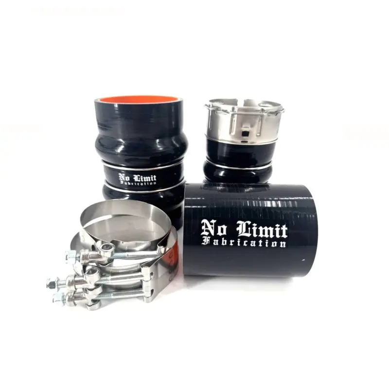No Limit Fabrication Complete Hot Side Silicone Boot Kit For 2011-2025 Ford 6.7L Powerstroke 1