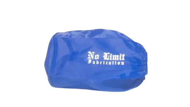 No Limit Fabrication Polished Cold Air Intake With Dry Filter & Blue Pre-Filter For 2011–2016 Ford 6.7L Powerstroke 2