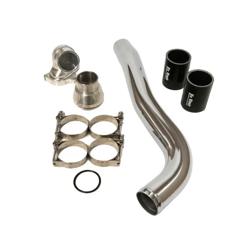 No Limit Fabrication Polished Upper Coolant Hose For 2011-2016 Ford 6.7L Powerstroke 1