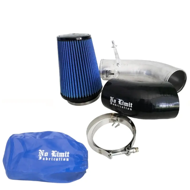 No Limit Fabrication Raw Air Intake Pro5r With Blue Pre-Filter For 2004–2007 6.0L Powerstroke 1