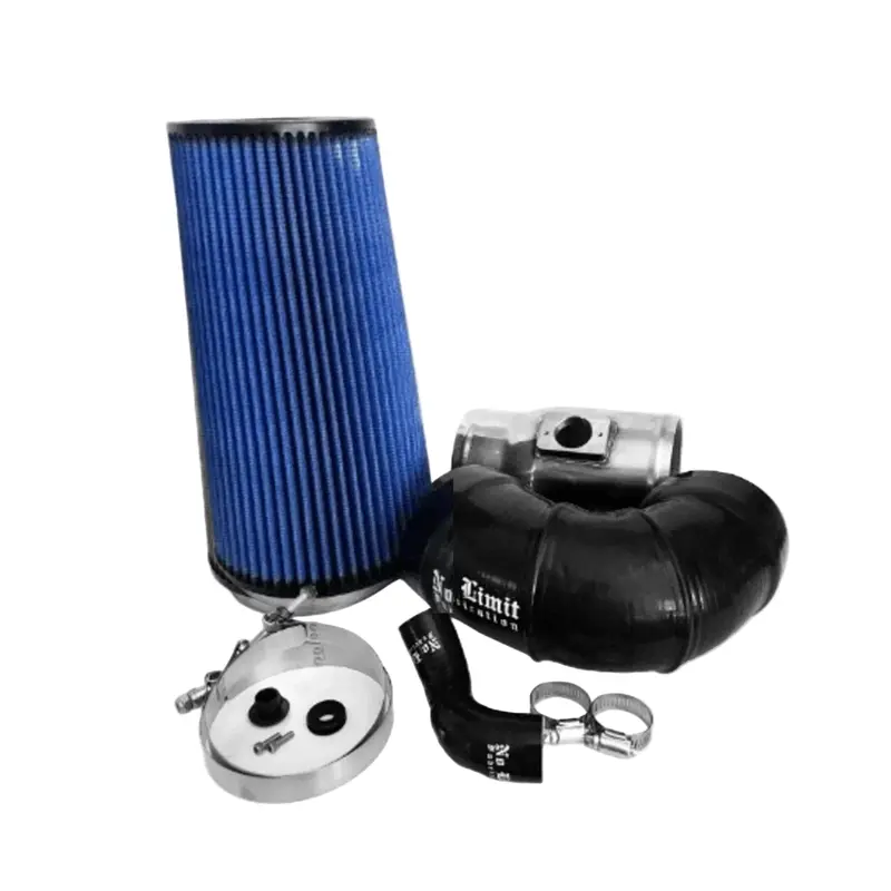 No Limit Fabrication Raw Cold Air Intake With Oiled Filter For 2008-2010 Ford 6.4L Powerstroke 1