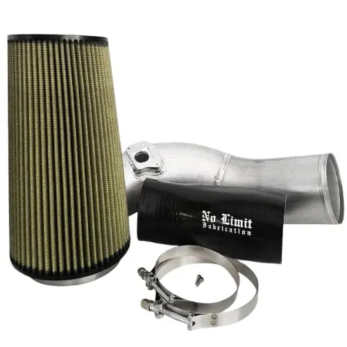 No Limit Fabrication Raw Cold Air Intake With Pg7 Filter For 2003 Ford 6.0L Powerstroke 1