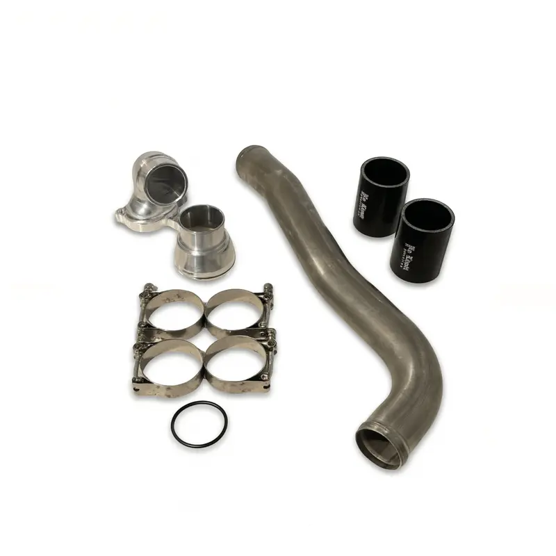No Limit Fabrication Raw Upper Coolant Hose Kit For 2011-2016 Ford 6.7L Powerstroke 1