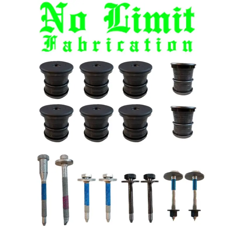 No Limit Silicone Body Cab Mount Kit For 2003-2007 Ford F-250/F-350 Crew Cab 1