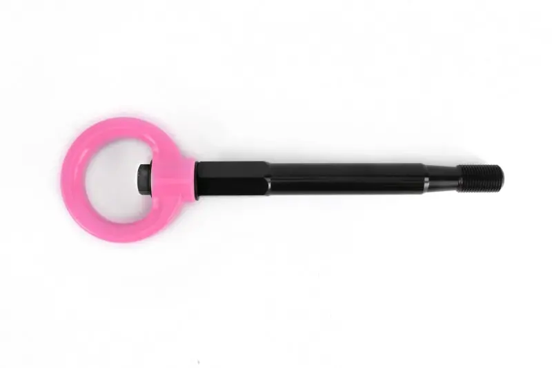 Perrin 2022 Subaru Wrx / 18-21 Crosstrek / 14-21 Forester Tow Hook Kit (Front) - Hyper Pink 1