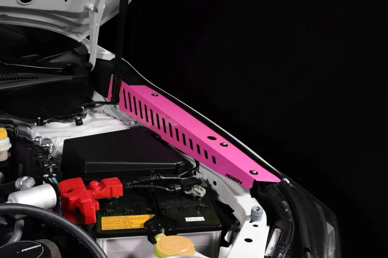 Perrin 22-23 Subaru Wrx Fender Shroud Set - Hyper Pink 1