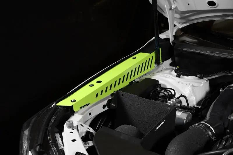 Perrin 22-23 Subaru Wrx Fender Shroud Set - Neon Yellow 1