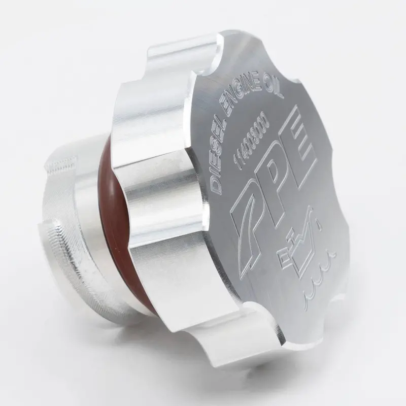 Ppe 114003000 Billet Aluminum Engine Oil Filler Cap For 01-16 Gmc/Chevrolet 6.6L 1