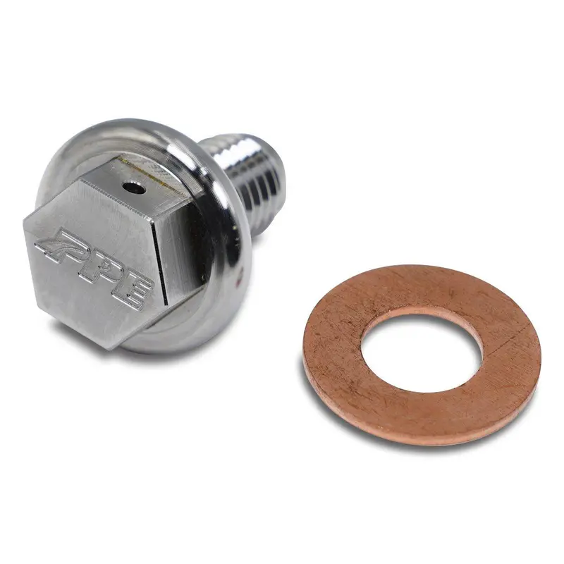 Ppe Billet Hardened Stainless Steel Neodymium Magnetic Drain Plug (For Oem Engine Oil Pan) For 01-16 6.6 Duramax 1