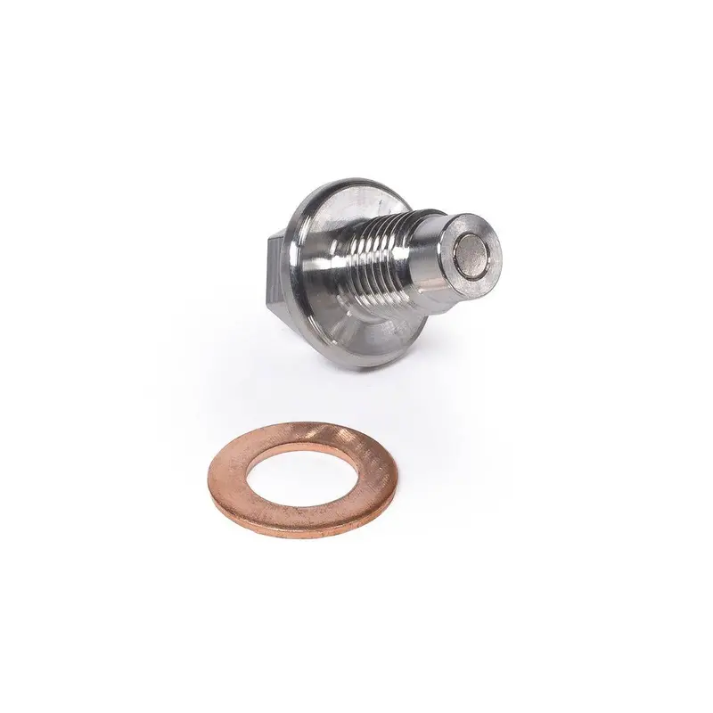 Ppe Billet Hardened Stainless Steel Neodymium Magnetic Drain Plug (For Oem Engine Oil Pan) For 17-20 L5p Duramax 2