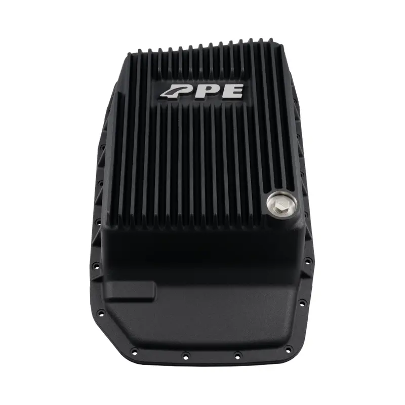 Ppe Black Aluminum 6R80/6R100 Transmission Pan For 07-22 Ford F-150/F-250/F-350 1