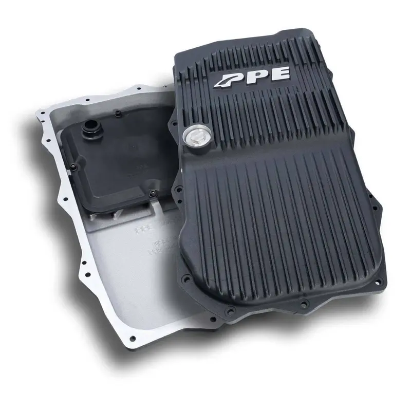 Ppe Black Aluminum 850Re Transmission Pan For 2018-2026 Jeep Wrangler/Gladiator 1