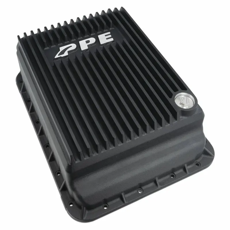 Ppe Black Aluminum Aisin As69rc Transmission Pan For 2013-2024 Ram 6.7L Cummins 2