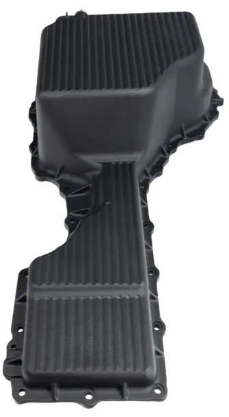 Ppe Black Aluminum Oil Pan & Rear Differential Cover For 17-19 Gm 6.6L Duramax 2