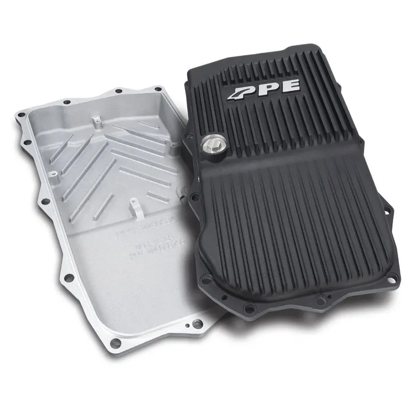 Ppe Black Aluminum Trans Pan For 2012-2021 Jeep Grand Cherokee 8-Speed Auto 1